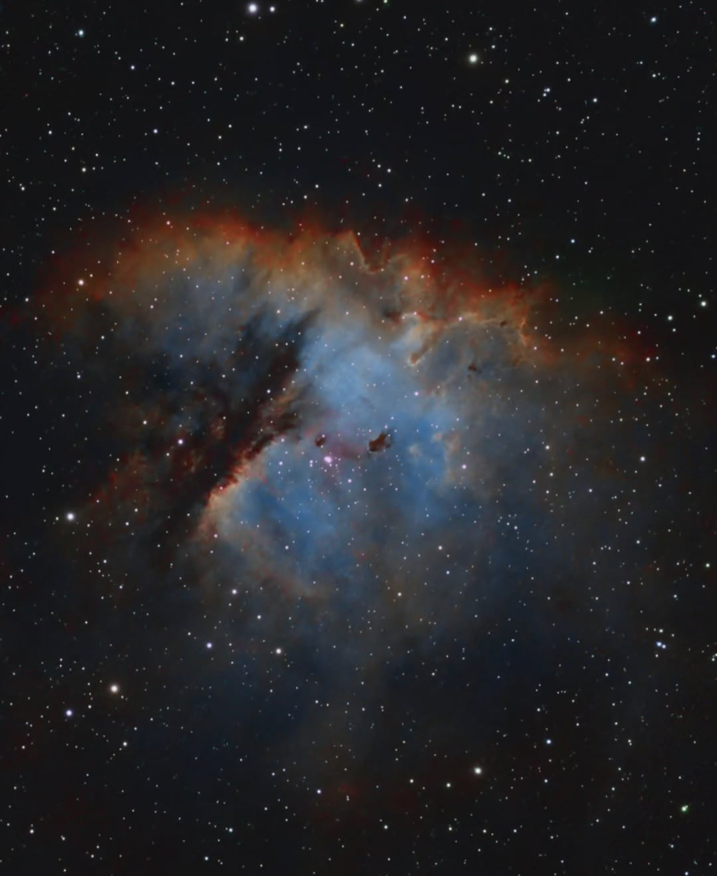 Processed astrophotography sample
